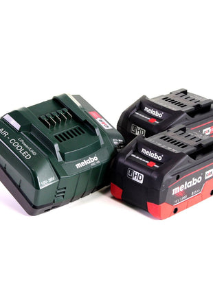 Perceuse à percussion sans fil Metabo SB 18 L BL 18 V 60 Nm sans balais + 2 batteries LiHD 8,0 Ah + chargeur + MetaLoc