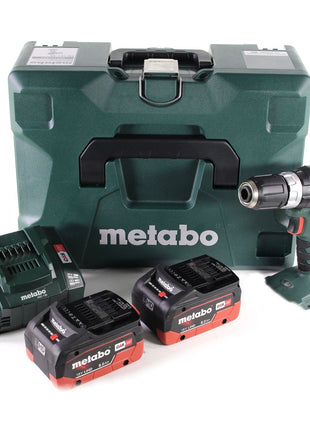 Perceuse à percussion sans fil Metabo SB 18 L BL 18 V 60 Nm sans balais + 2 batteries LiHD 8,0 Ah + chargeur + MetaLoc