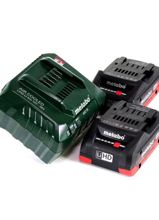 Metabo BS 18 LTX-3 BL QI perceuse-visseuse sans fil 18 V 120 Nm sans balais + 2 batteries LiHD 4,0 Ah + chargeur + MetaLoc