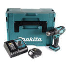 Perceuse à percussion sans fil Makita DHP 456 RM1J 18 V 50 Nm + Makpac + 1 batterie 4,0 Ah + chargeur