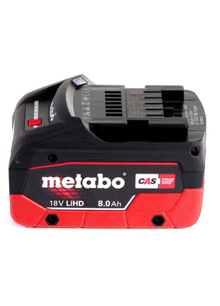 Metabo BS 18 LTX-3 BL QI perceuse-visseuse sans fil 18 V 120 Nm sans balais + 1x batterie LiHD 8,0 Ah + MetaLoc - sans chargeur