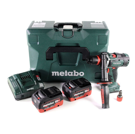 Metabo BS 18 LTX-3 BL Q I Akku Bohrschrauber 18 V 120 Nm Brushless + 2x LiHD Akku 8,0 Ah + Ladegerät + MetaLoc