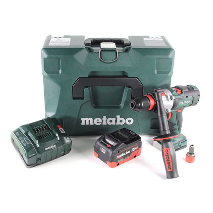 Perceuse à percussion sans fil Metabo SB 18 LTX-3 BL QI 18 V 120 Nm sans balais + 1 batterie LiHD 8,0 Ah + chargeur + métaBOX