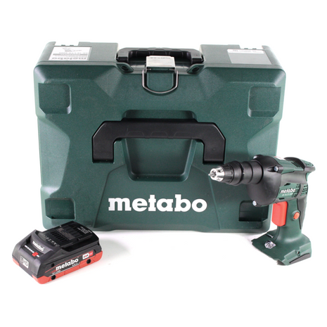 Visseuse à cloison sèche sans fil Metabo SE 18 LTX 4000 18 V 7 Nm 1/4" + 1x batterie LiHD 4,0 Ah + MetaLoc - sans chargeur