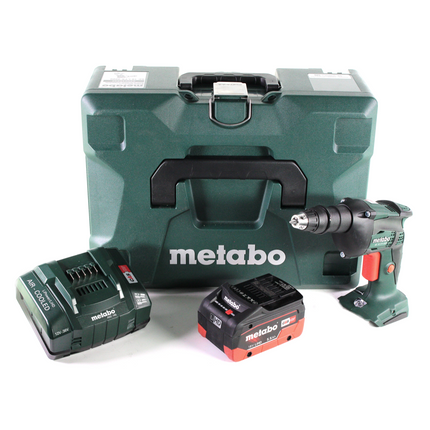Visseuse à cloison sèche sans fil Metabo SE 18 LTX 4000 18 V 7 Nm 1/4" + 1 batterie LiHD 5,5 Ah + chargeur + MetaLoc
