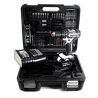 Makita DHP 482 SMTKW perceuse à percussion sans fil 18 V 62 Nm + 1 batterie 4,0 Ah + chargeur + jeu d'accessoires 101 pièces + mallette