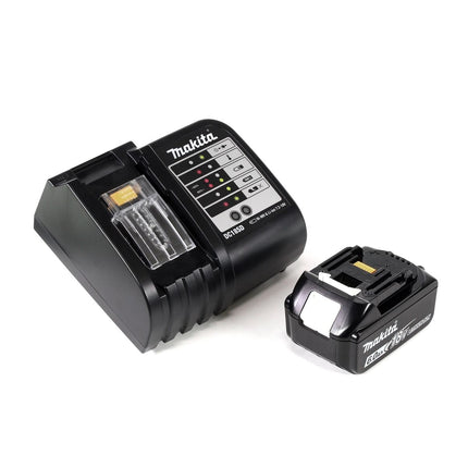 Makita DHP 485 SGTK perceuse à percussion sans fil 18 V 50 Nm sans balais + 1 batterie 6,0 Ah + chargeur + jeu d'accessoires 101 pièces + mallette