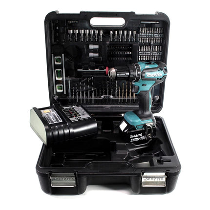 Makita DTD 156 SMTK clé à chocs sans fil 18 V 155 Nm + 1x batterie 4,0 Ah + chargeur + jeu d'accessoires 101 pièces + mallette