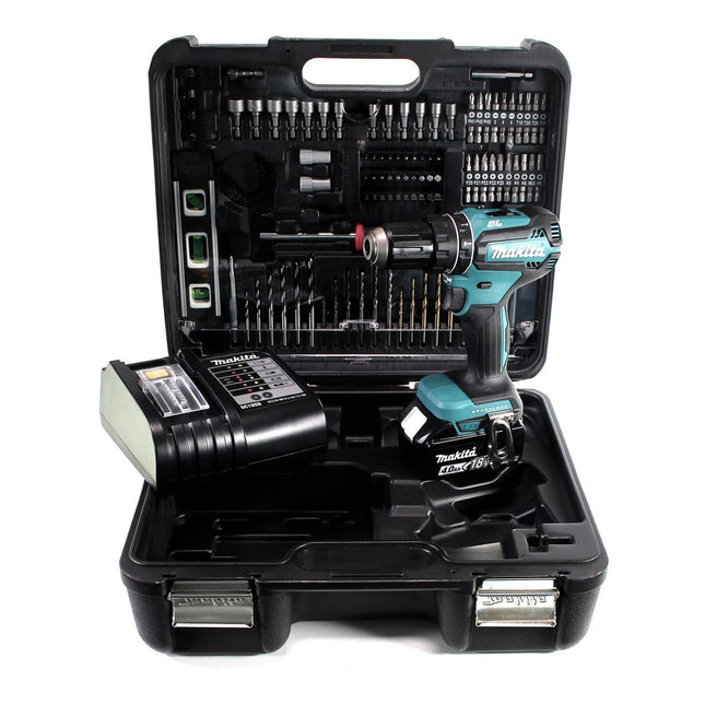 Makita DTD 156 SMTK clé à chocs sans fil 18 V 155 Nm + 1x batterie 4,0 Ah + chargeur + jeu d'accessoires 101 pièces + mallette