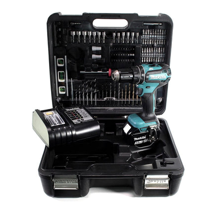 Makita DTD 156 STTK clé à chocs sans fil 18 V 155 Nm + 1x batterie 5,0 Ah + chargeur + jeu d'accessoires 101 pièces + mallette