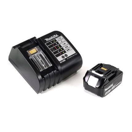 Makita DHP 459 SMTK perceuse à percussion sans fil 18 V 45 Nm sans balais + 1 batterie 4,0 Ah + chargeur + jeu d'accessoires 101 pièces + mallette