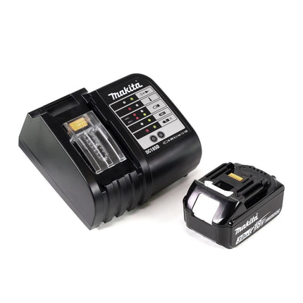 Makita DHP 456 SFTK perceuse à percussion sans fil 18 V 50 Nm + 1 batterie 3,0 Ah + chargeur + jeu d'accessoires 101 pièces + mallette