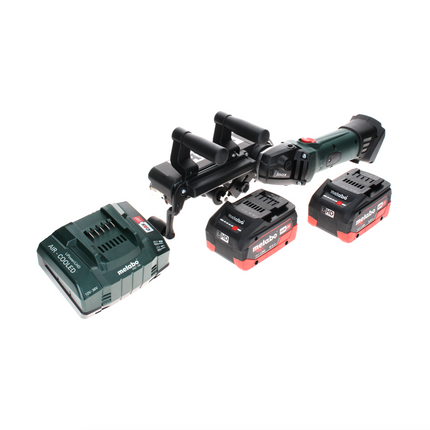 Ponceuse à bande à batterie Metabo RB 18 LTX 60 18 V 60 mm + 2 batteries LiHD 8,0 Ah + chargeur