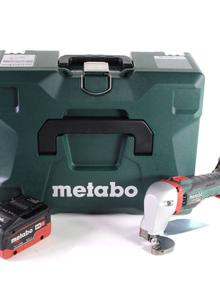 Metabo SCV 18 LTX BL 1.6 Cisaille à tôle sans fil 18V Brushless + 1x Batterie LiHD 8,0 Ah + Coffret MetaLoc - sans chargeur