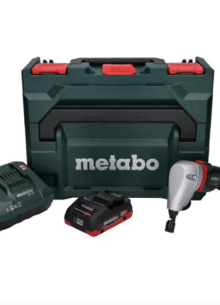 Metabo NIV 18 LTX BL 1.6 Grignoteuse sans fil 18 V brushless + 1x Batterie LiHD 4.0 Ah + Chargeur + metaBOX