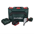 Metabo NIV 18 LTX BL 1.6 Grignoteuse sans fil 18 V brushless + 1x Batterie LiHD 5,5 Ah + Chargeur + metaBOX