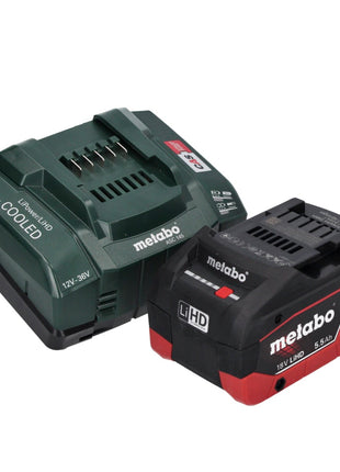 Metabo NIV 18 LTX BL 1.6 Grignoteuse sans fil 18 V brushless + 1x Batterie LiHD 5,5 Ah + Chargeur + metaBOX