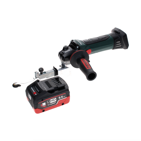 Metabo BF 18 LTX 90 Akku Bandfeile 18 V 90 mm + 1x LiHD Akku 5,0 Ah - ohne Ladegerät