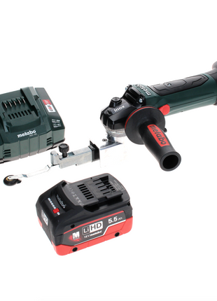 Metabo BF 18 LTX 90 Akku Bandfeile 18 V 90 mm + 1x LiHD Akku 5,0 Ah + Ladegerät