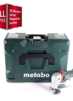 Metabo SCV 18 LTX BL 1.6 Cisaille à tôle sans fil 18 V Brushless Solo  + Coffret MetaLoc - sans batterie sans chargeur- Full Service - GRATUIT 3 ans de protestion complète (601615840)