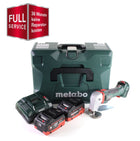 GRATIS 3 Jahre Full Service Rundum Schutz Metabo SCV 18 LTX BL 1.6 Akku Blechschere 18 V Brushless + 2x LiHD Akku 5,5 Ah + Ladegerät + MetaLoc