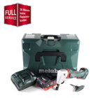 Metabo NIV 18 LTX BL 1.6 Grignoteuse sans fil GRATUIT 3 ans de service complet protection complète 18 V grignoteuse sans balais + 1x Batterie LiHD 5,5 Ah + Chargeur + MetaLoc