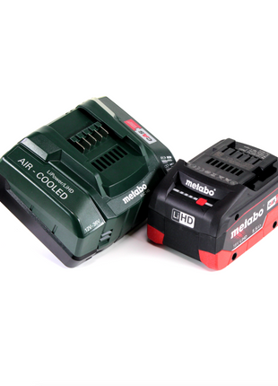 Metabo KHA 18 LTX BL 24 Marteau combiné à batterie rapide 18 V 2,2 J SDS-plus sans balais + 1 batterie LiHD 5,5 Ah + chargeur + MetaLoc