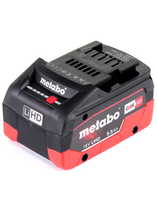 Metabo PA 14.4-18 LED-USB adaptateur secteur pour batterie, kit de base avec 1x batterie LiHD 5,5 Ah - sans chargeur