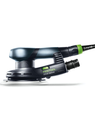 Festool ETS EC 150/5 EQ-Plus Exzenterschleifer 400 W 150 mm Brushless + 250x Schleifscheibe + 2x Protection Pad + Interface Pad + Schleifteller + systainer - Toolbrothers