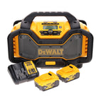 Radio sans fil DAB+ DeWalt DCR 027 P2 10,8-18,0 V + 2 batteries 5,0 Ah + chargeur
