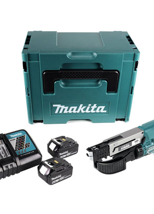 Makita DFR 550 RGJ cargador de batería destornillador 18 V 25 - 55 mm + 2x baterías 6,0 Ah + cargador + Makpac