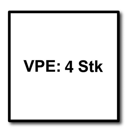 Meisterling Rubans adhésifs en papier Kraft 50 mm x 25 mm, 4 pcs.  (4x 006300000110)