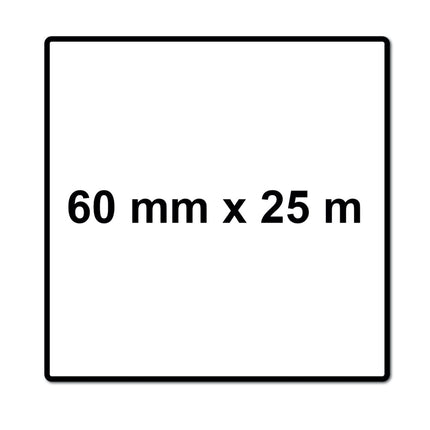 Ruban Tyvek Meisterling 60 mm x 25 m 10 pièces (10x 006300000210) Tyvek spunbond indéchirable