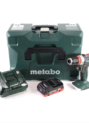 Perceuse-visseuse sans fil Metabo BS 18 L BL Q 18 V 60 Nm sans balais + MetaLoc + 1 batterie LiHD 4,0 Ah + chargeur