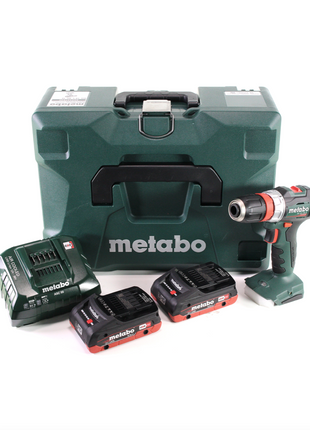 Perceuse-visseuse sans fil Metabo BS 18 L BL Q 18 V 60 Nm sans balais + MetaLoc + 2 batteries LiHD 4,0 Ah + chargeur