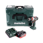 Perceuse-visseuse sans fil Metabo BS 18 L BL Q 18 V 60 Nm sans balais + MetaLoc + 1 batterie LiHD 8,0 Ah + chargeur