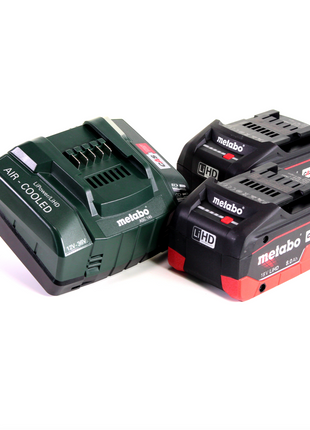 Metabo BS 18 L BL Q Akku Bohrschrauber 18 V 60 Nm Brushless + MetaLoc  + 2x Akku 8,0Ah LiHD + Ladegerät