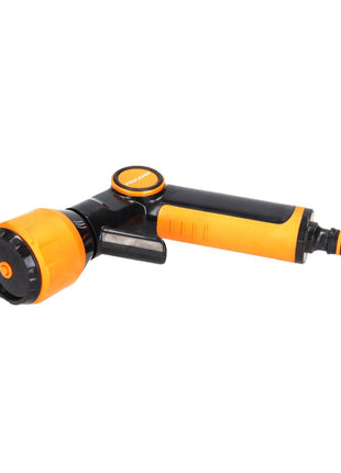 Pistola pulverizadora Fiskars Multi (1023665) cabezal de boquilla giratoria mango de agarre suave