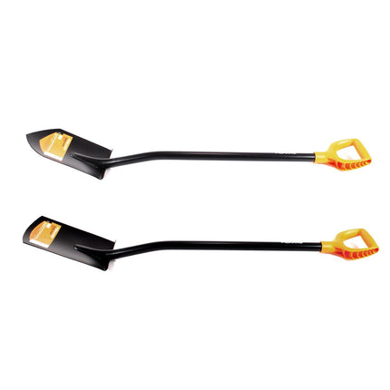 Fiskars Bêche de jardin Solid pointue (131413) + Bêche de jardin ErgoComfort Solid ronde (131403)