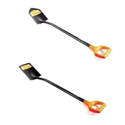 Fiskars Bêche de jardin Solid pointue (131413) + Bêche de jardin ErgoComfort Solid ronde (131403)