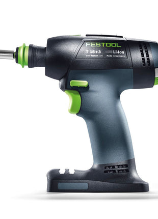 Festool T 18+3 Basic taladro atornillador a batería 18 V 50 Nm Brushless Solo + systainer (576448) + accesorio angular DD-AS - sin batería, sin cargador (sucesor de 574763)