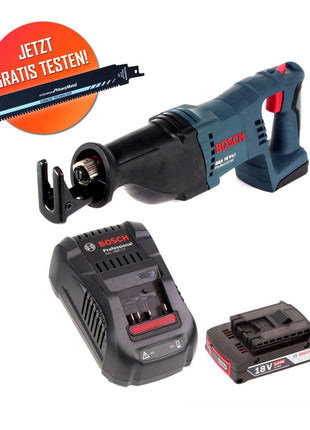 Lame de scie sabre Carbide Bosch gratuite Bosch GSA 18V-LI Scie sabre sans fil 18 V + 1x batterie 2,0 Ah + chargeur