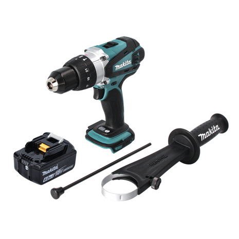 Taladro percutor inalámbrico Makita DHP 458 G1 18 V 91 Nm + 1x batería 6,0 Ah - sin cargador