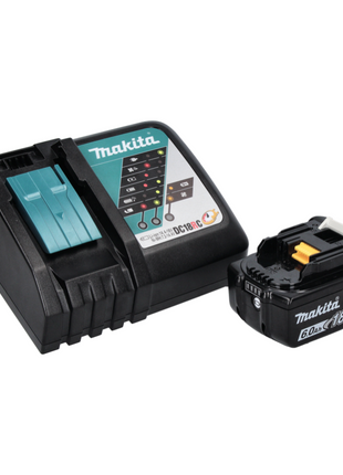 Makita DHP 458 RG1 Perceuse-visseuse à percussion sans fil 18 V 91 Nm + 1x Batterie 6,0 Ah + Chargeur