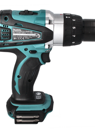 Makita DHP 458 RG1 Perceuse-visseuse à percussion sans fil 18 V 91 Nm + 1x Batterie 6,0 Ah + Chargeur