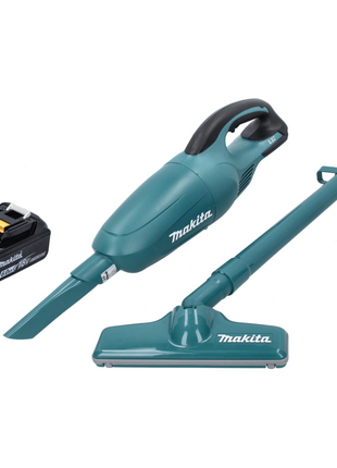 Aspirador de batería Makita DCL 180 G1 18 V verde + 1x batería 6,0 Ah - sin cargador