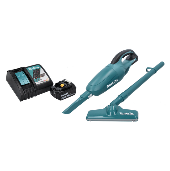 Makita DCL 180 RG1 Aspirateur à batterie 18 V vert + 1x batterie 6,0 Ah + chargeur