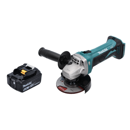 Makita DGA 452 G1 Meuleuse d'angle sans fil 18 V 115 mm + 1x Batterie 6,0 Ah - sans chargeur