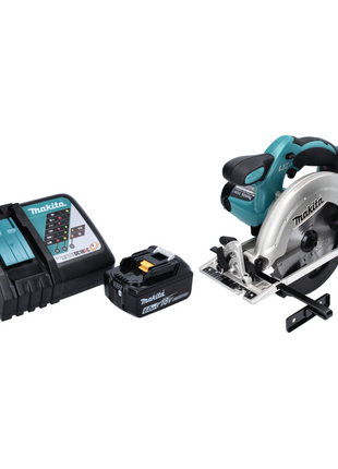 Makita DSS 611 RG1 Scie circulaire sans fil 18 V 165 mm + 1x Batterie 6,0 Ah + Chargeur