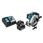 Makita DSS 611 RG Scie circulaire sans fil 18 V 165 mm + 2x Batteries 6,0 Ah + Chargeur